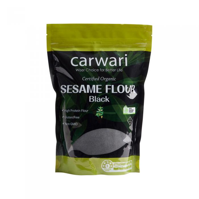 Carwai Organic Black Sesame Seed Flour 500g