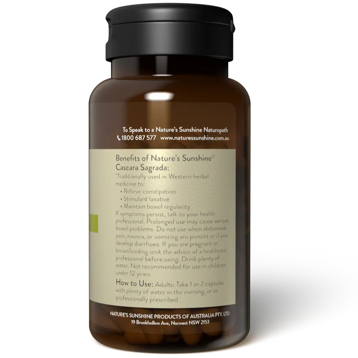 Natures Sunshine Cascara Sagrada 100c