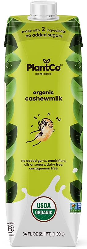 Plantco Organic Cashew Milk 1l