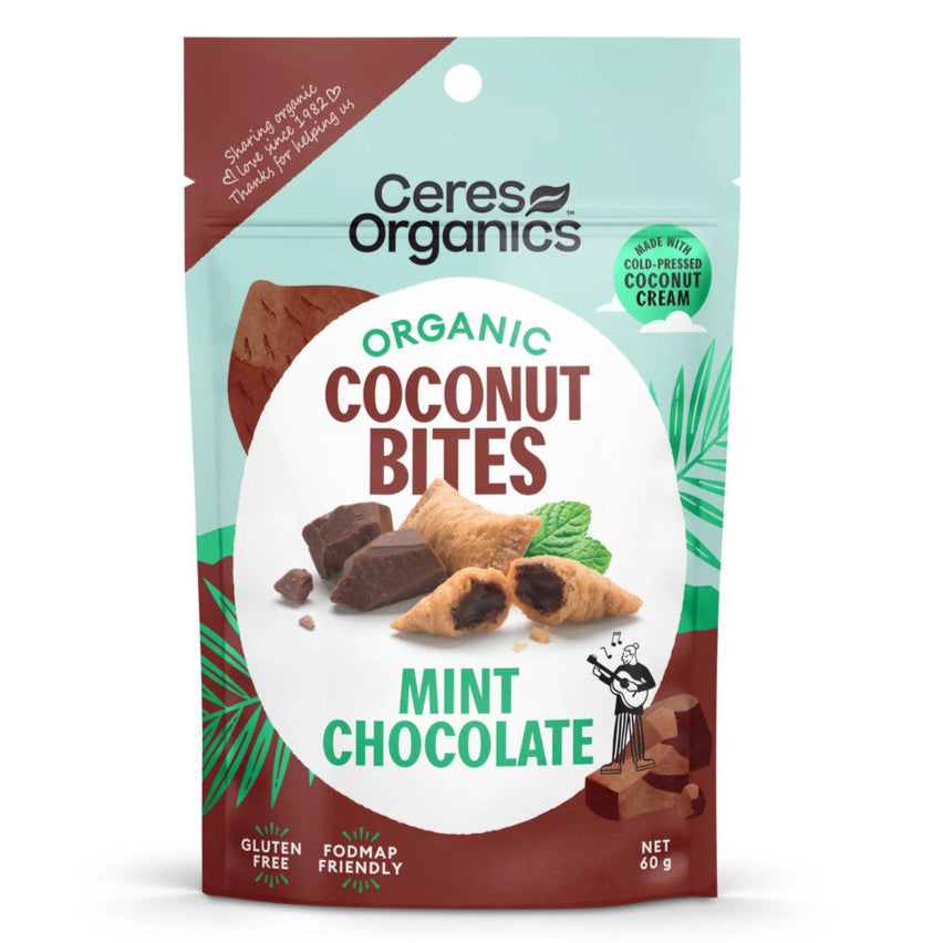 Ceres Organics Organic Coconut Bites White Choc Mocha 60g