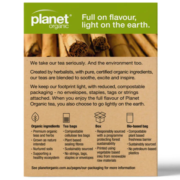 Planet Organic Cinnamon Tea 25tb