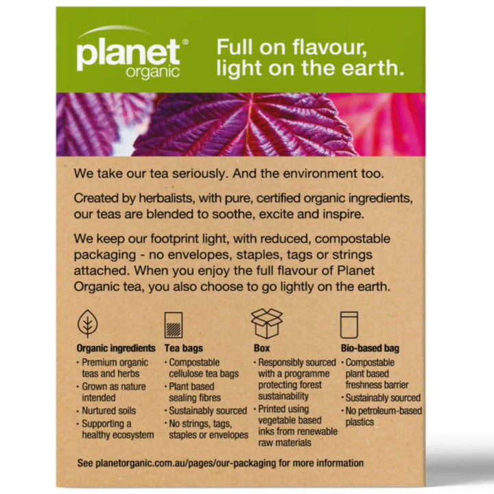 Planet Organic Raspberry Leaf Tea 25tb