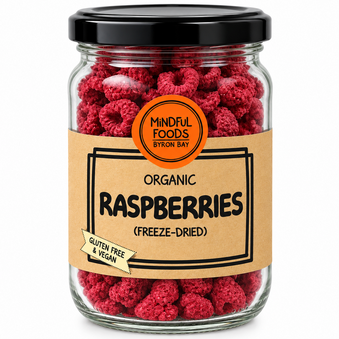 Mindful Foods Organic Freeze Dried Raspberries 40g