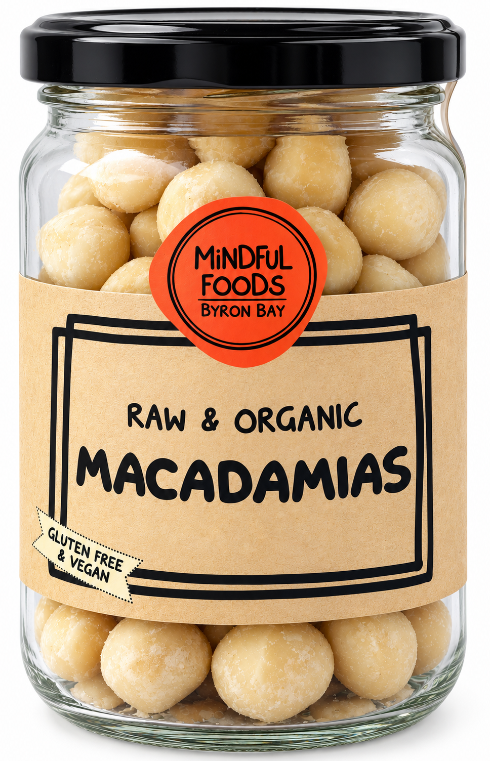 Mindful Foods Raw Organic Macadamias 125g