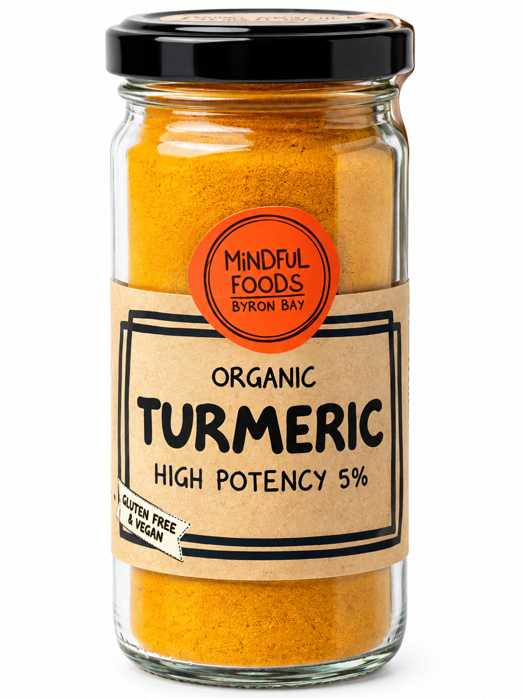 Mindful Foods Organic Turmeric (high Potency 5%) 150g