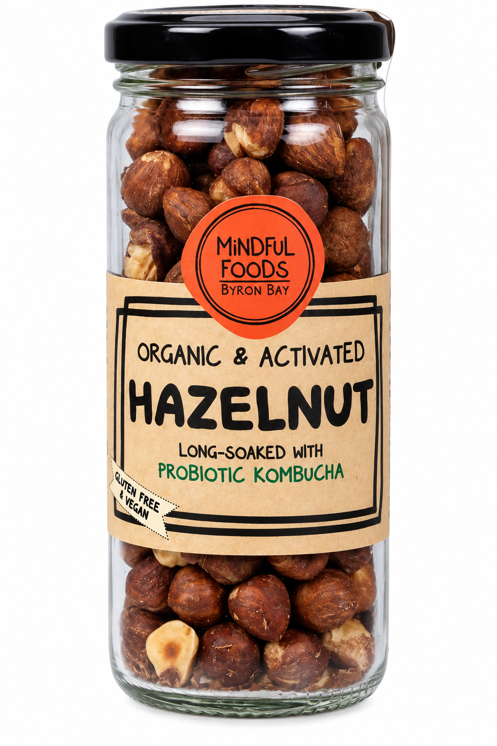 Mindful Foods Organic & Activated Hazelnuts 120g