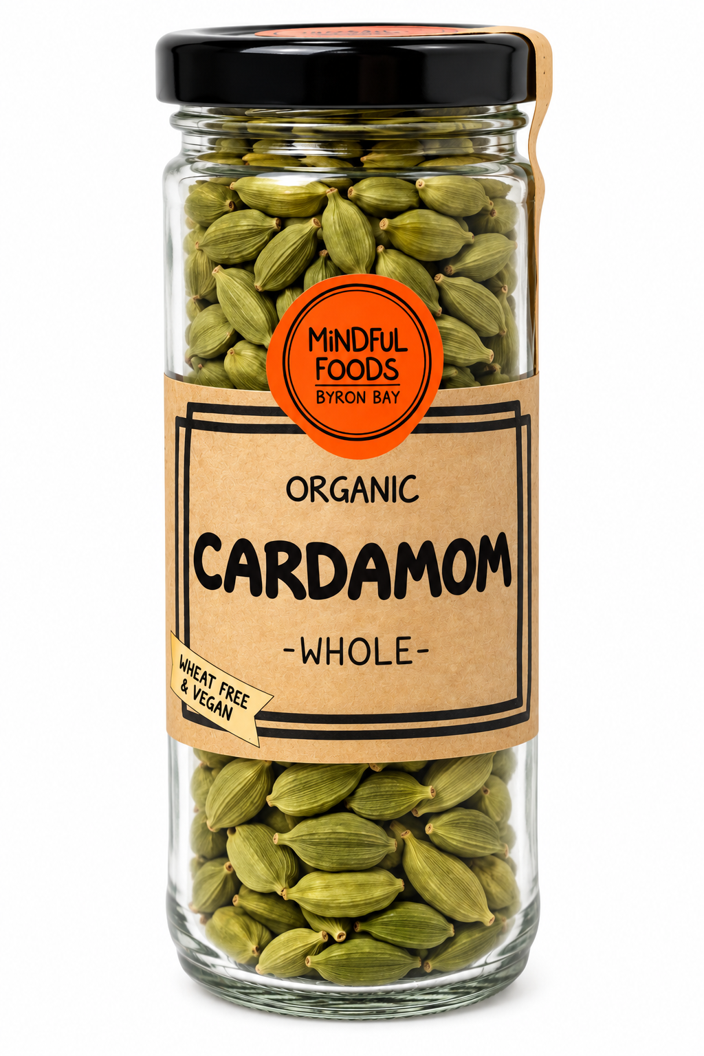 Mindful Foods Organic Cardamom (whole) 100g