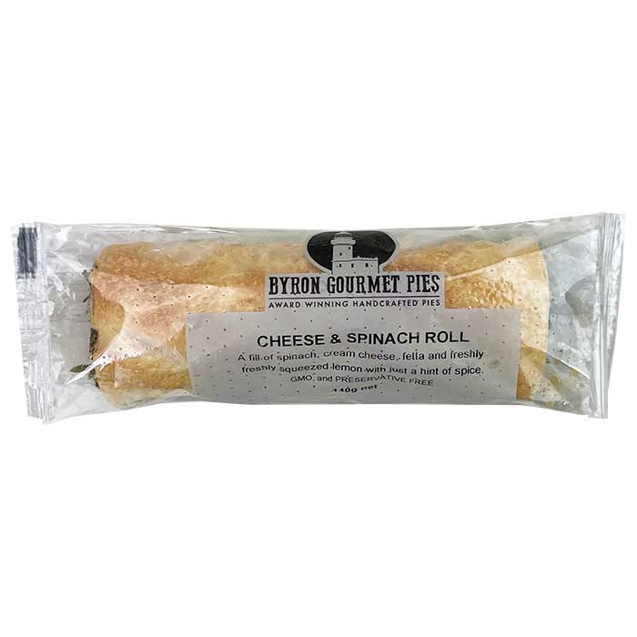 Byron Gourmet Pies Cheese And Spinach Roll 140g