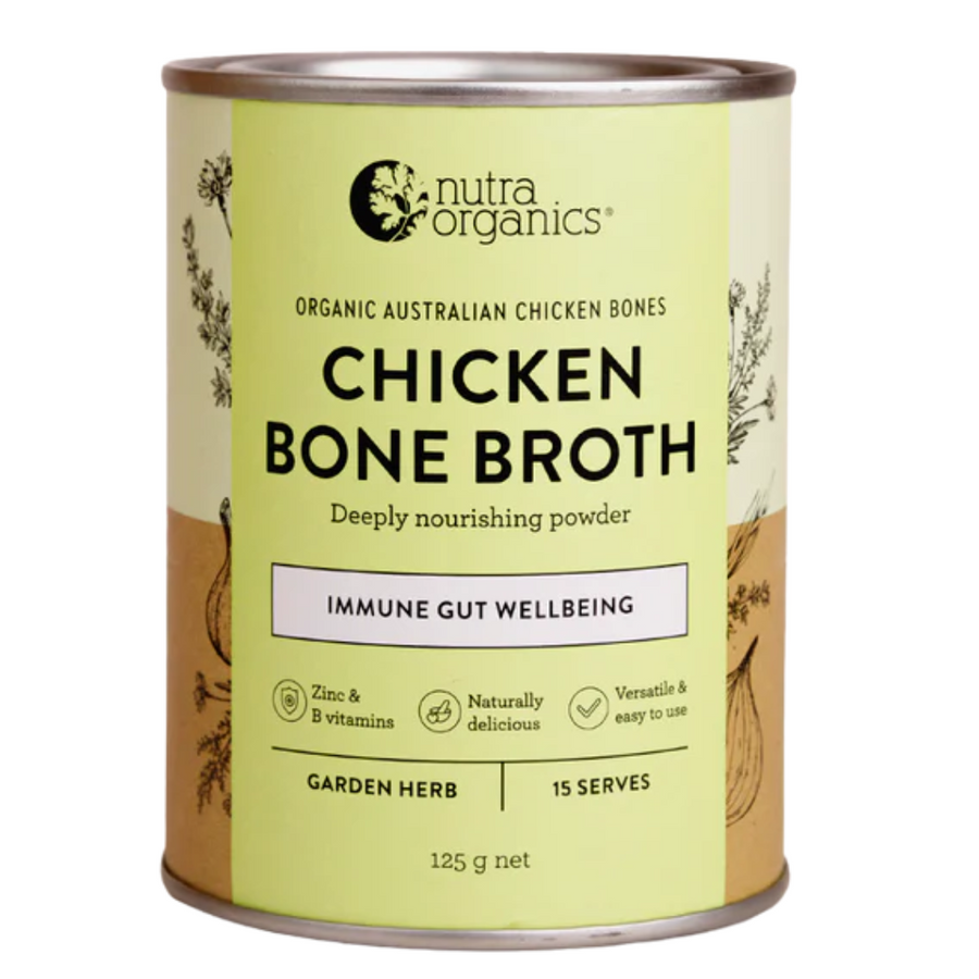 Nutra Organics Beef Bone Broth Turmeric 125g