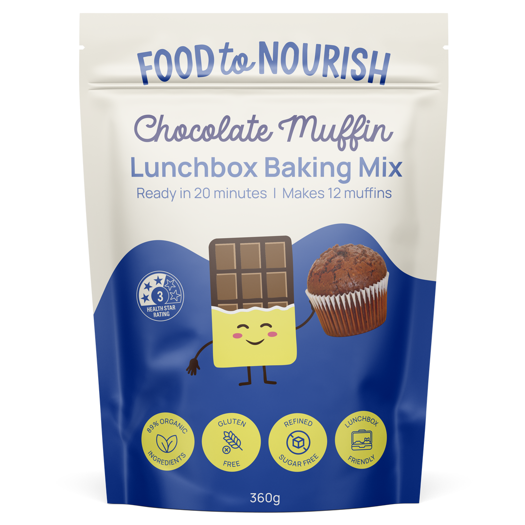 Food To Nourish Lunchbox Baking Mix Choc Muffin 360g