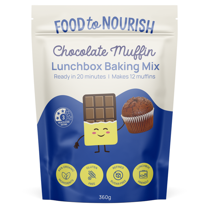 Food To Nourish Lunchbox Baking Mix Choc Muffin 360g