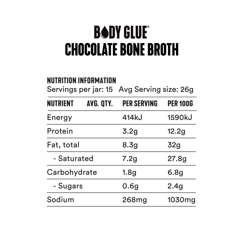 Gevity Bone Broth Concentrate Chocolate 390g