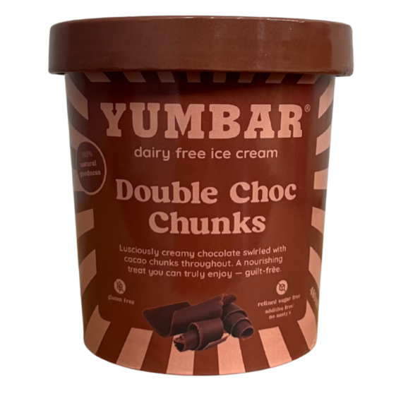 Yumbar Double Choc Chunks Tub 480ml