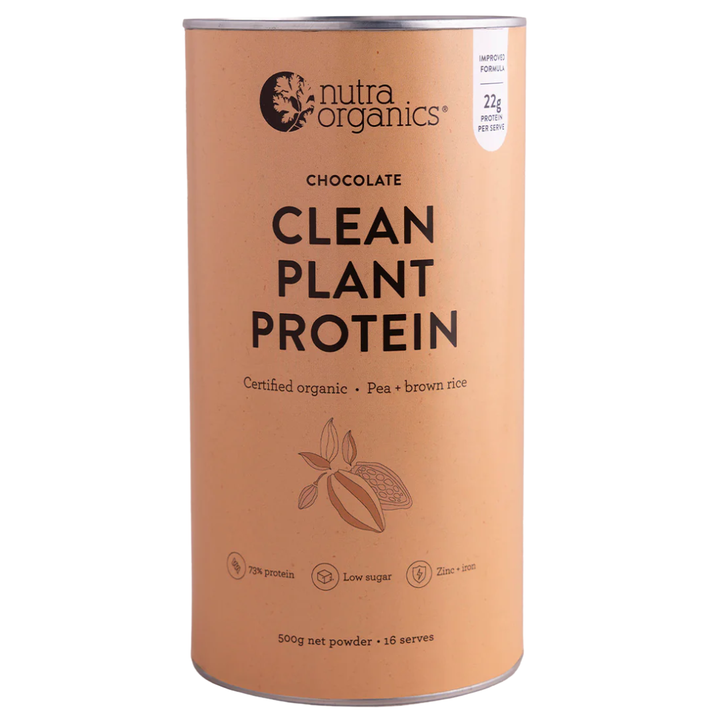 Nutra Organics Clean Plant Protein Chocolate 500g