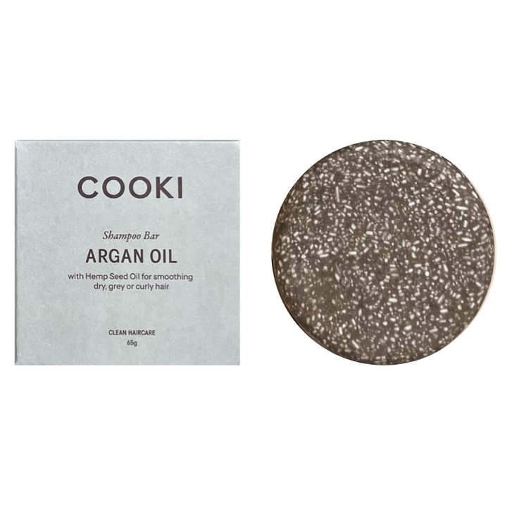 Cooki Haircare Argan Oil Shampoo Bar In Box 65g