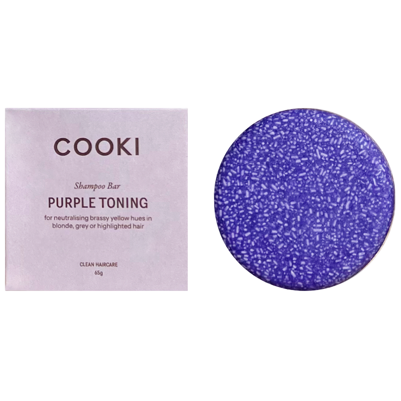 Cooki Haircare Pruple Shampoo Bar In Box 65g
