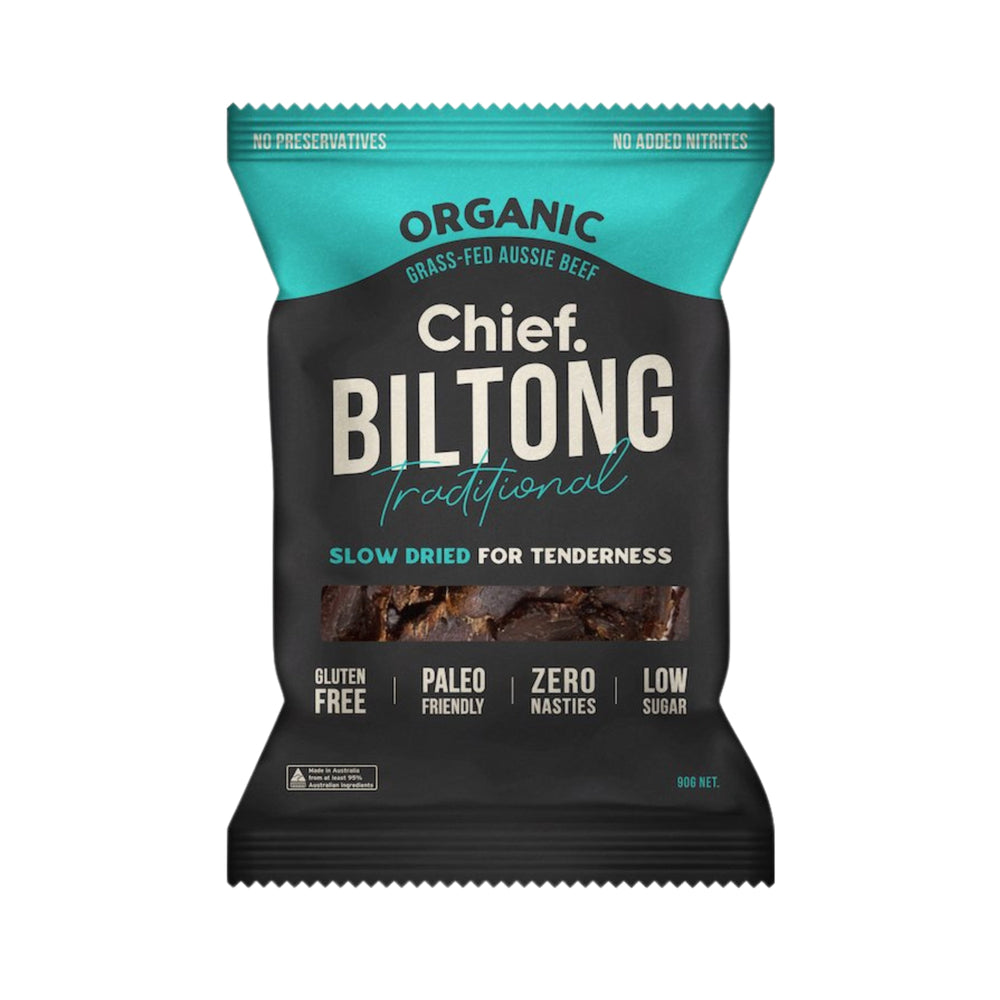 Chief Grass Fed Biltong Traditional Beef 30g