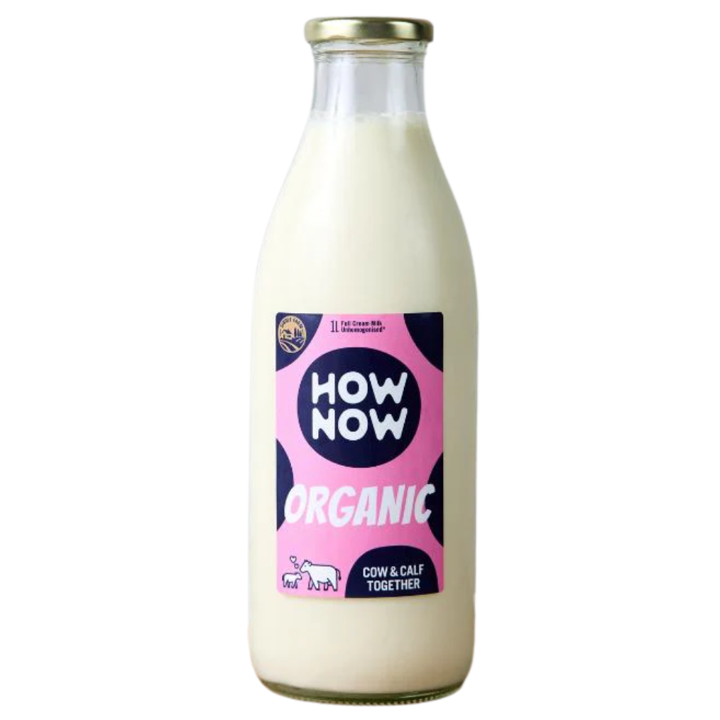 How Now Unhomogenised Organic Full Cream Milk 1l