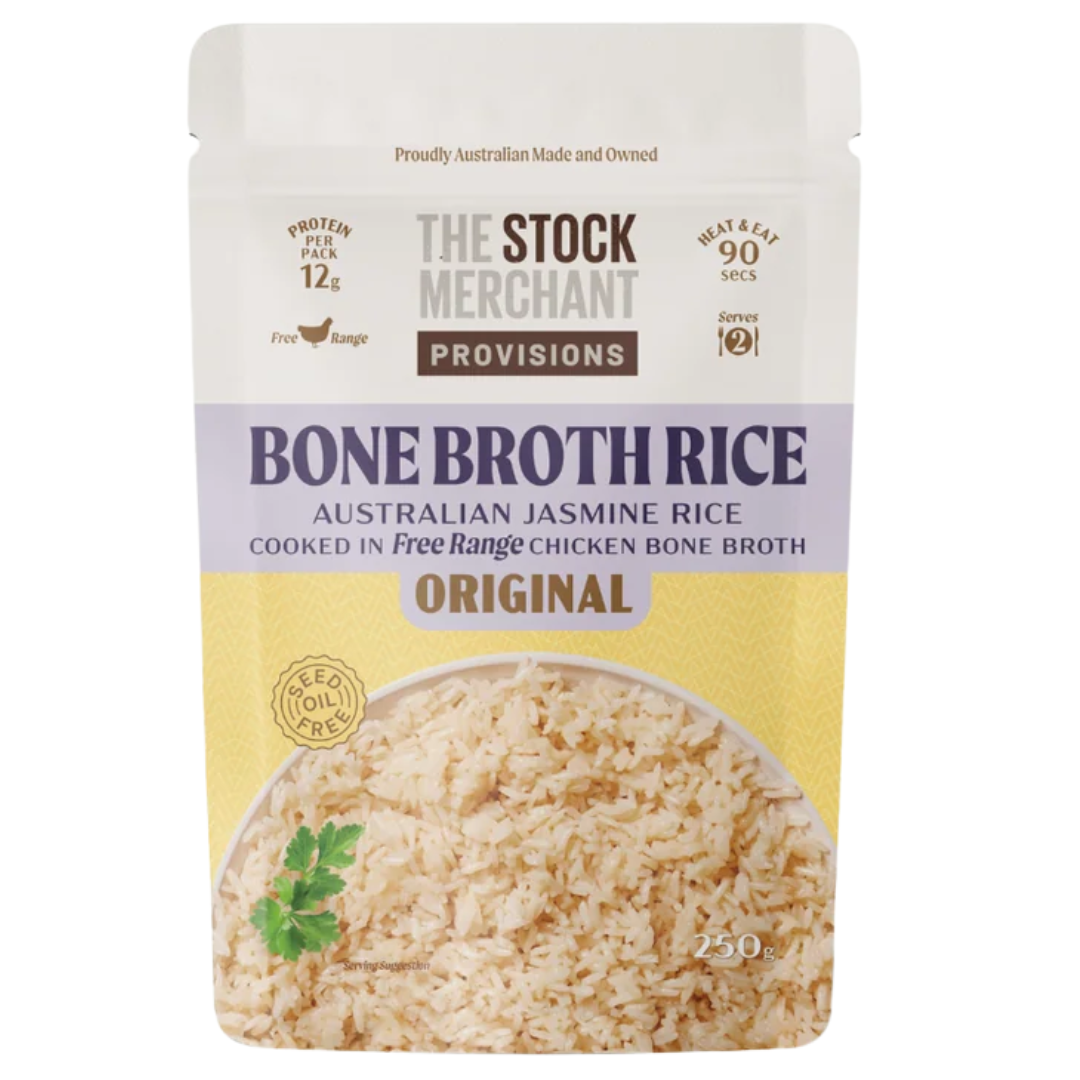 The Stock Merchant Rice Bone Broth Original 250g