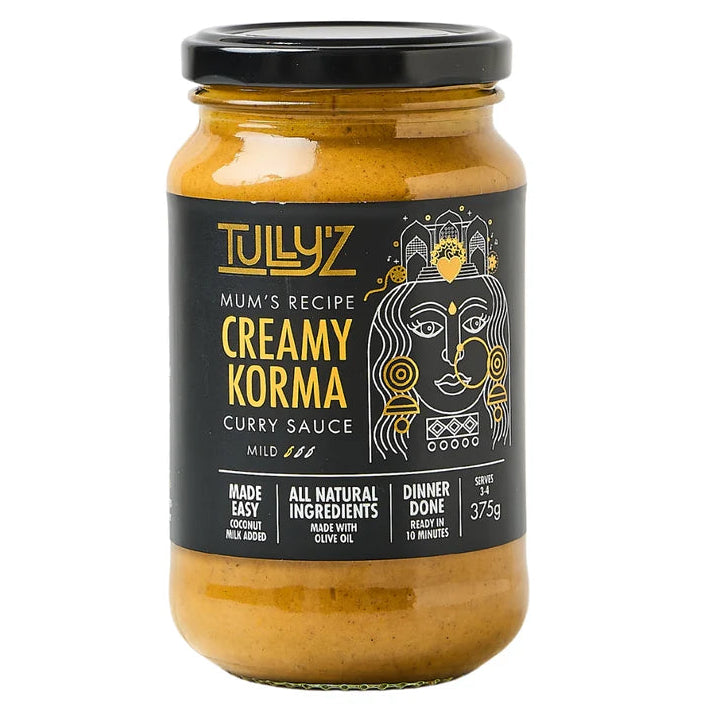 Tully'z Creamy Korma Curry 375g
