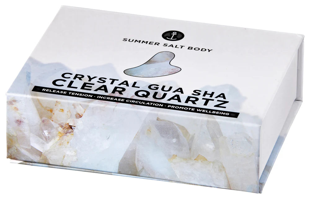 Summer Salt Body Crystal Gua Sha Clear Quartz