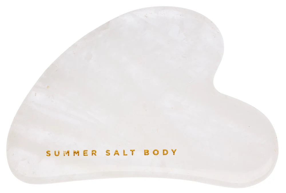 Summer Salt Body Crystal Gua Sha Clear Quartz