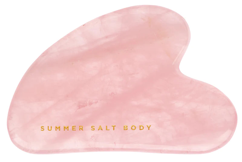 Summer Salt Body Crystal Gua Sha Rose Quartz