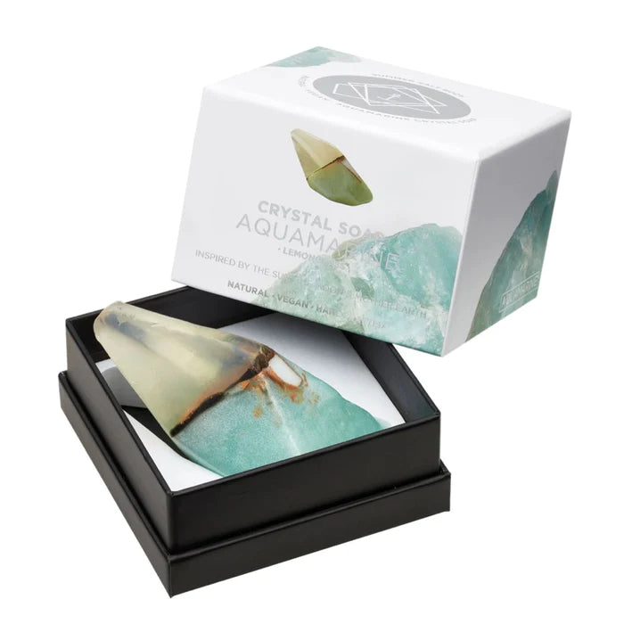 Summer Salt Body Crystal Soap Lemongrass 155g