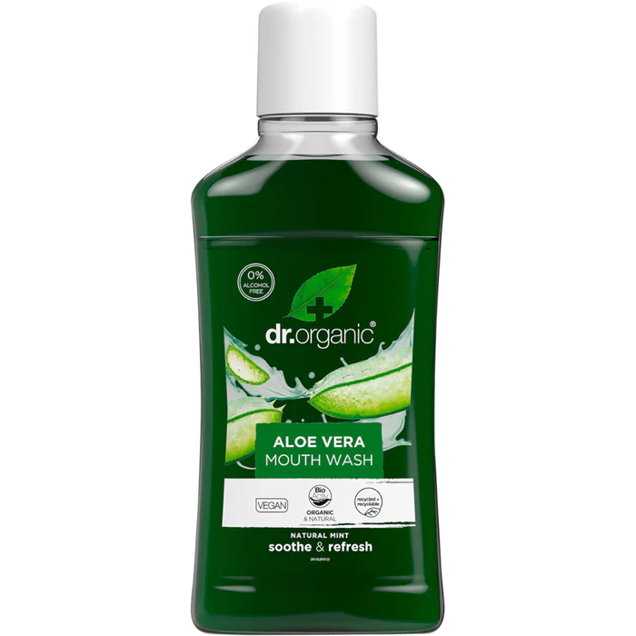 Dr Organic Aloe Vera Mouthwash 500ml