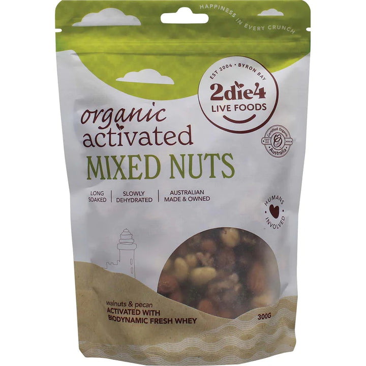 2die4 Activated Organic Mixed Nuts 120g