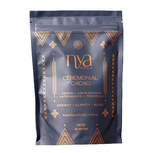 Nya Rituals Ceremonial Cacao With Ashwagandha, Astragalus, Tremella & Reishi 250g