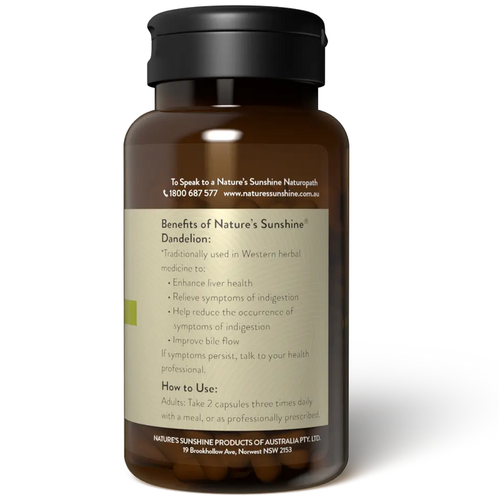 Natures Sunshine Dandelion 100c