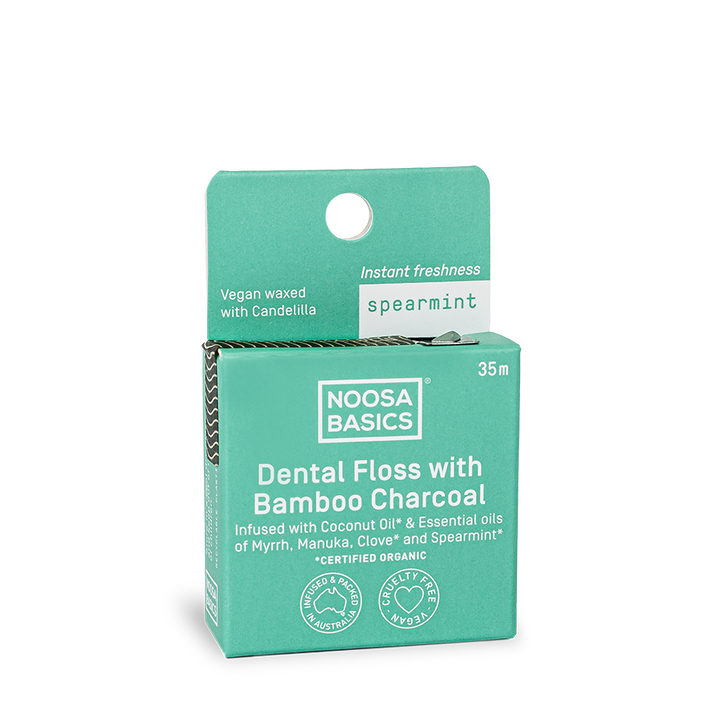 Noosa Basics Dental Floss Charcoal And Mint 35ml