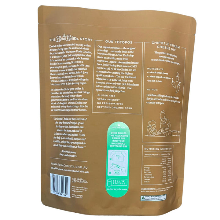 Dona Cholita White Corn Totopos 170g