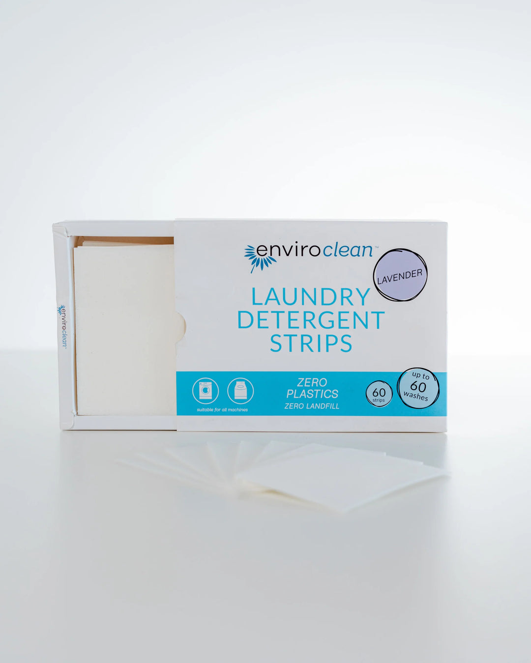 Enviroclean Laundry Detergent Strips Lavender 60 Strips