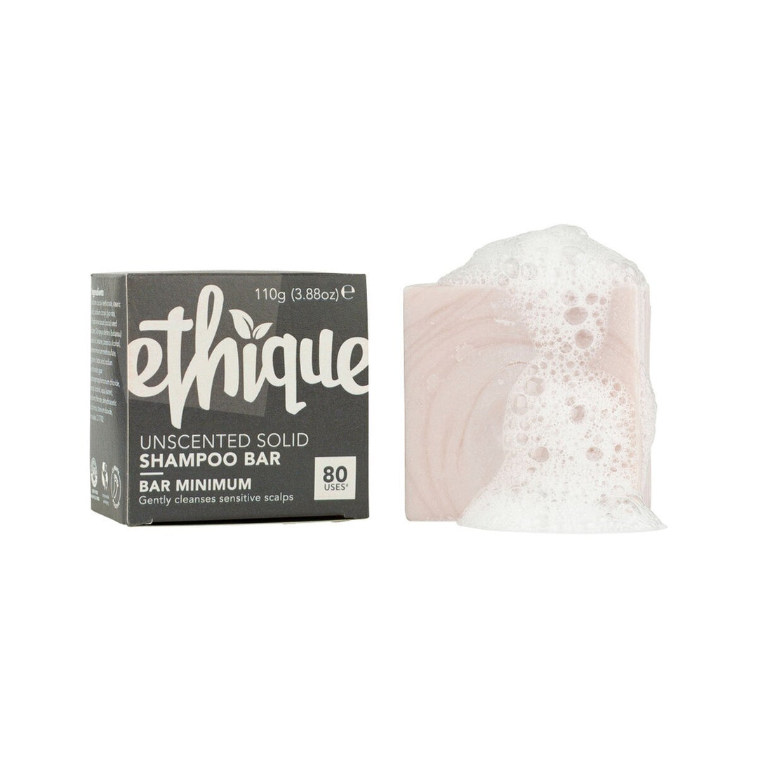 Ethique Bar Shampoo Solid Bar Minimum (gently Cleanses Sensitive Scalps) Unscented 110g