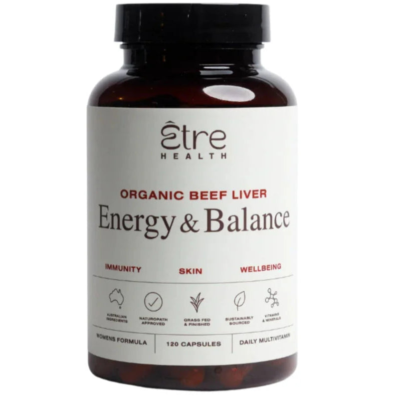 Etre Health Energy & Balance Beef Liver Womens 120c