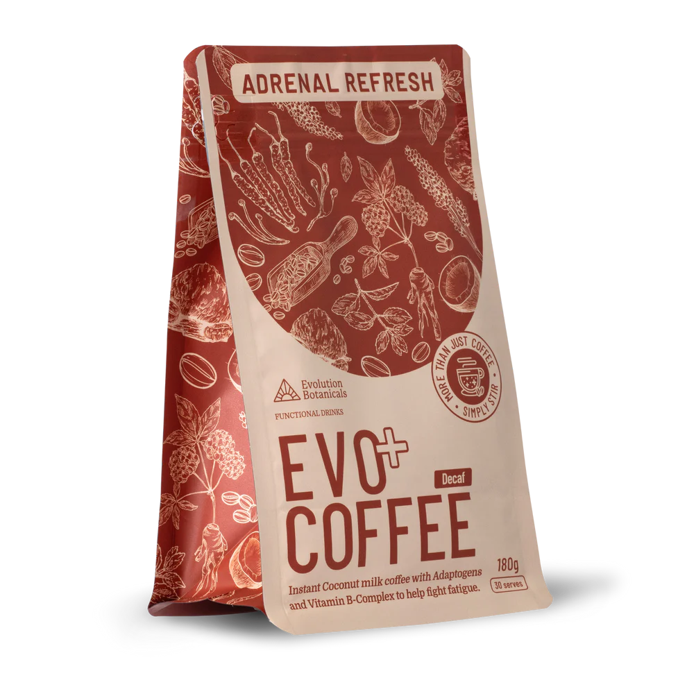 Evolution Botanicals Evo+ Coffee Decaf Adrenal Refresh 180g