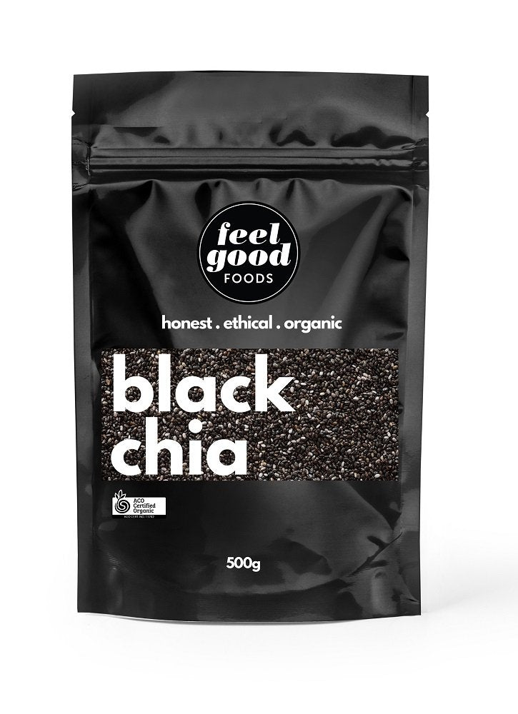 Feel Good Foods Organic Black Chia Seeds 500g