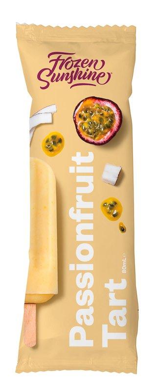 Frozen Sunshine Single Passionfruit Tart Ice Block 80ml