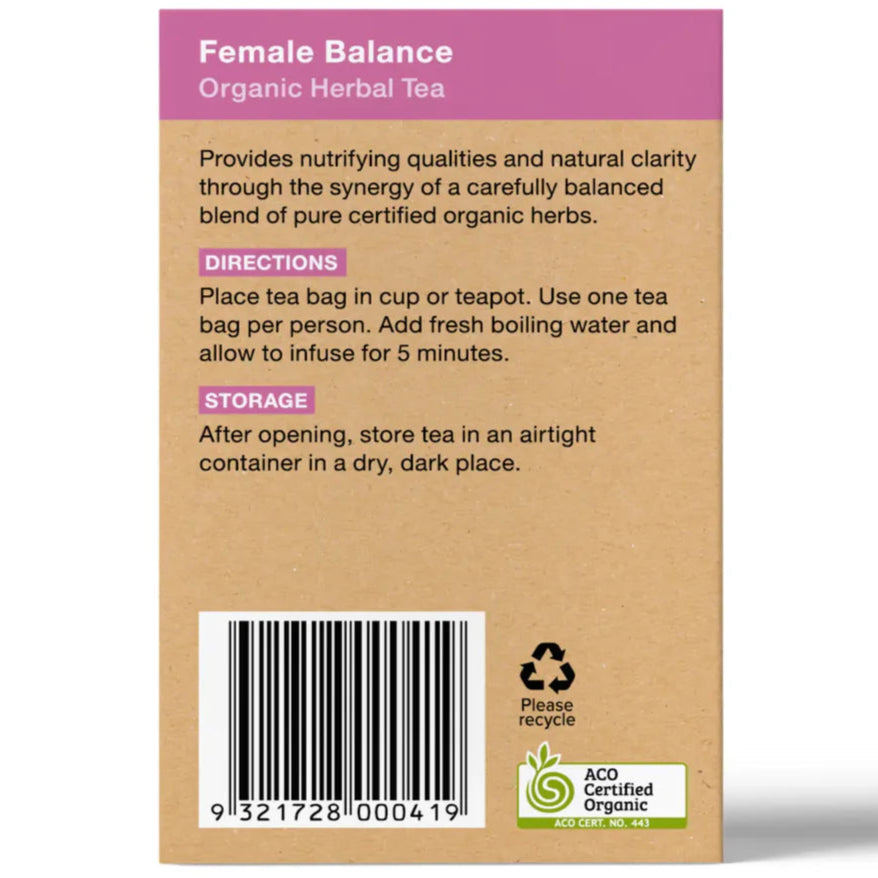 Planet Organic Female Balance Tea 25tb