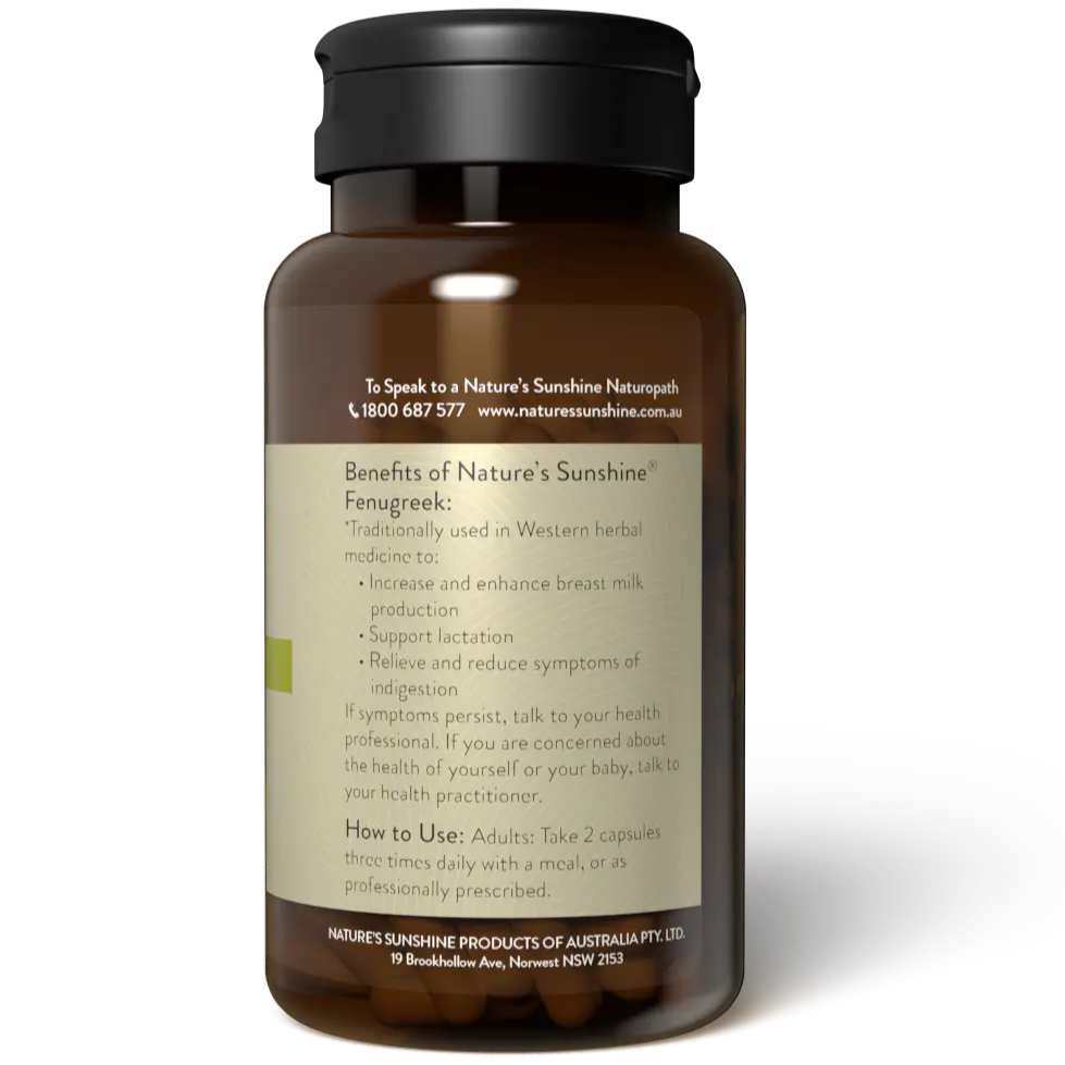 Natures Sunshine Fenugreek 100c