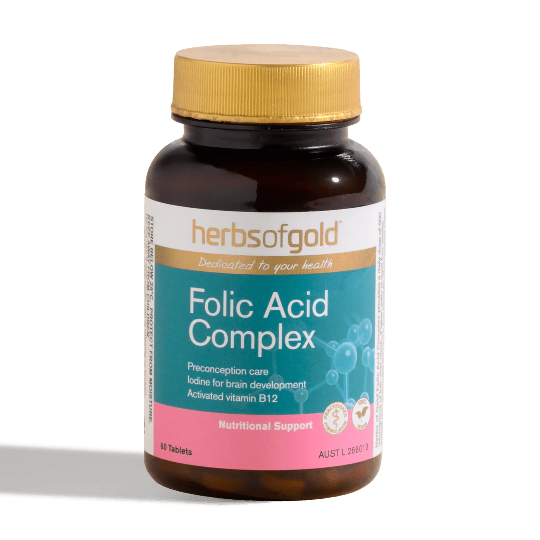 Herbs Of Gold Folic Acid Complex 60t