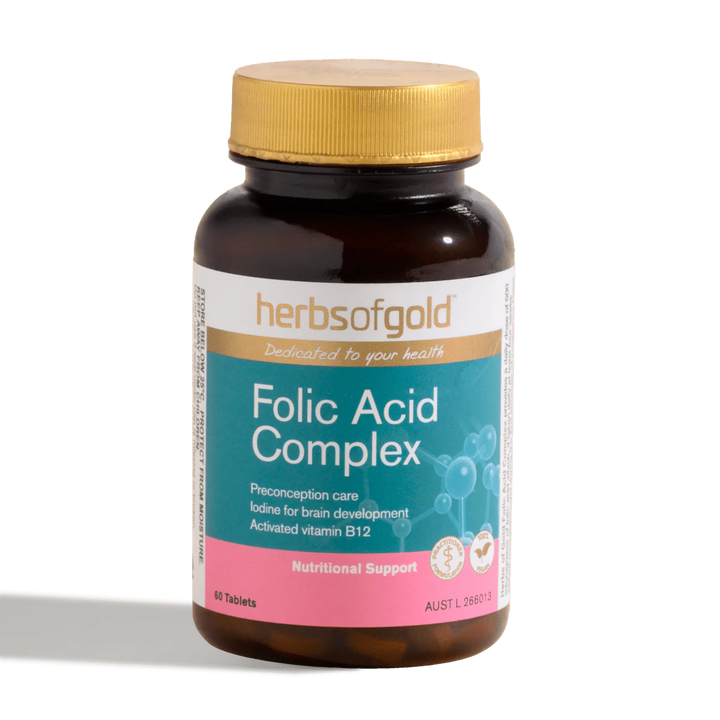 Herbs Of Gold Folic Acid Complex 60t