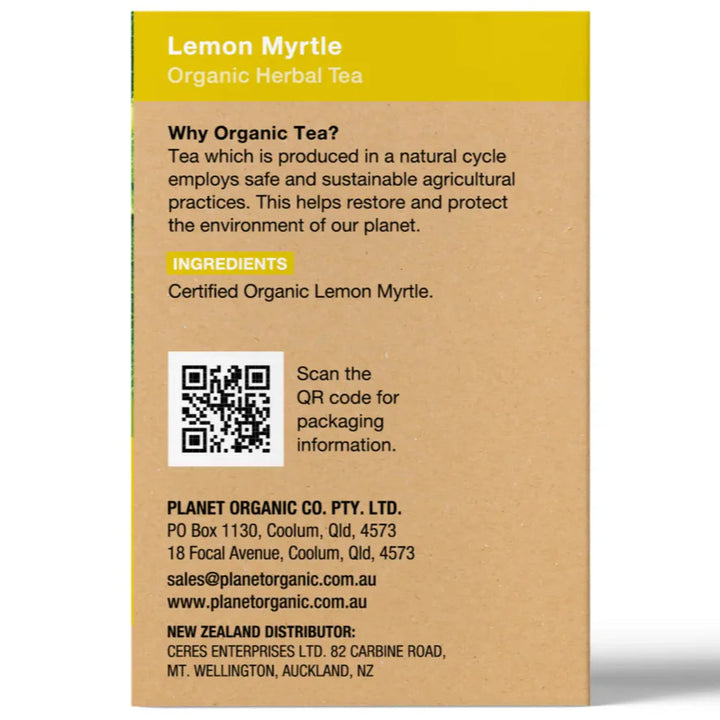Planet Organic Lemon Myrtle Tea 25tb