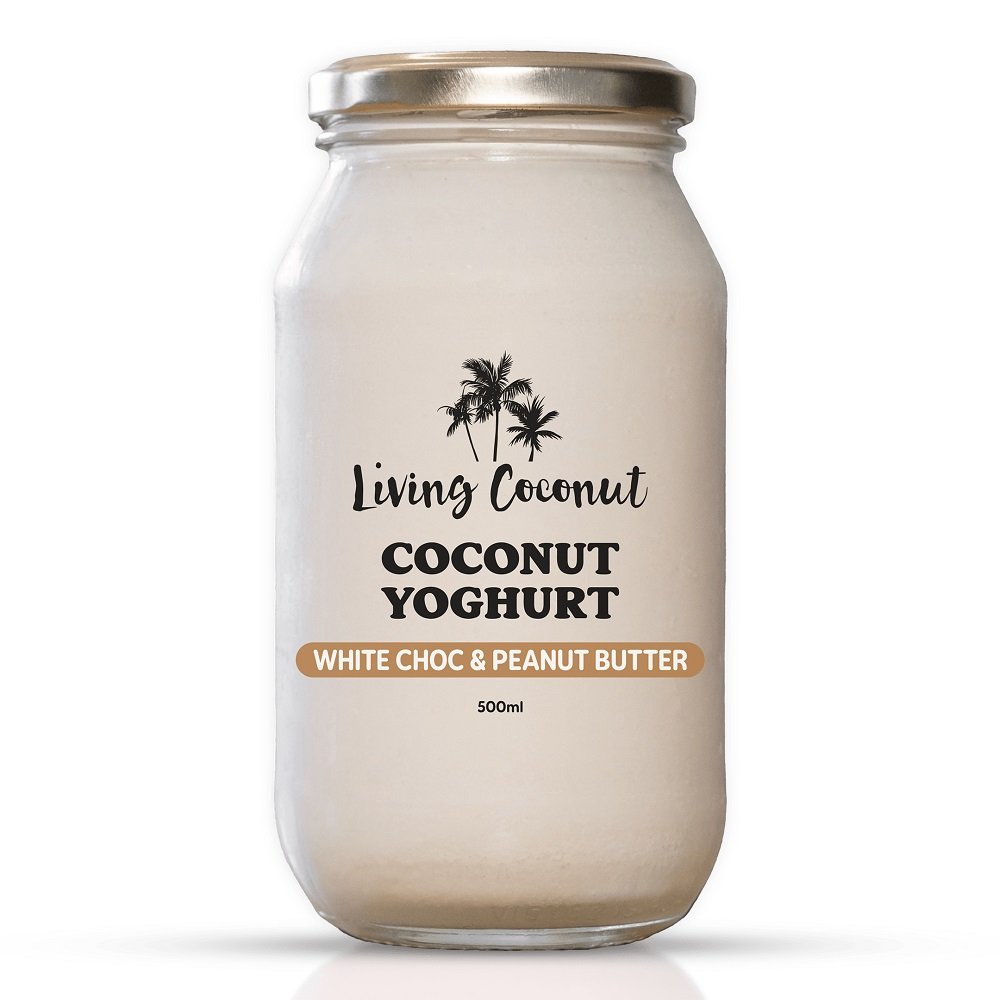 Gsk Living White Choc Peanut Butter Coconut Yoghurt 500ml