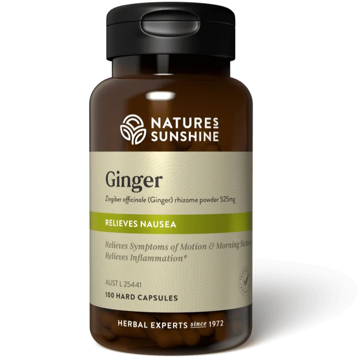 Natures Sunshine Ginger 100c