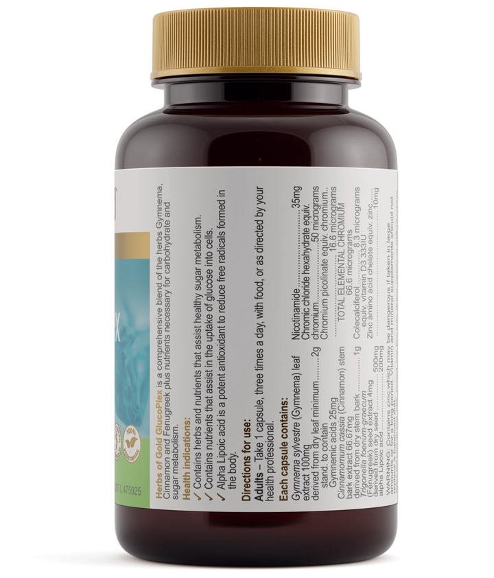 Herbs Of Gold Glucoplex 60c