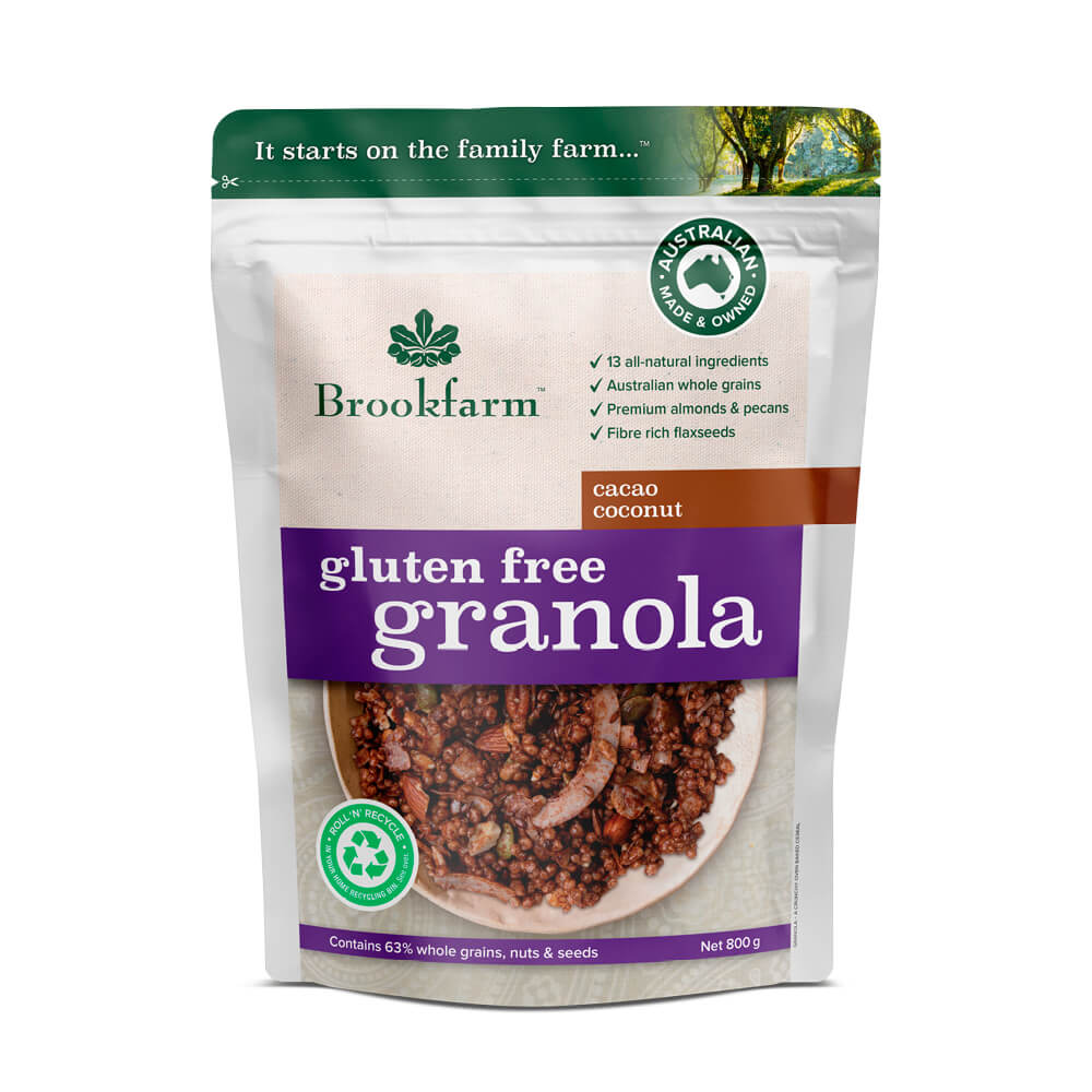 Brookfarm Cacao Coconut Granola 800g