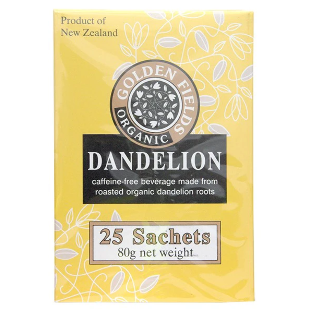 Golden Fields Organic Dandelion 100% 25 Sachet